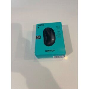 Logitech M185 Wireless Mouse 12-Month Battery Life Compact Design USB Receiver B